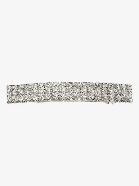 Crystal Barrette French Clip Large