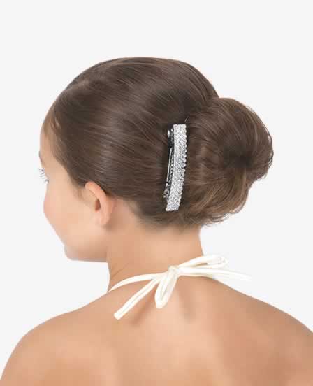 Crystal Barrette French Clip Large